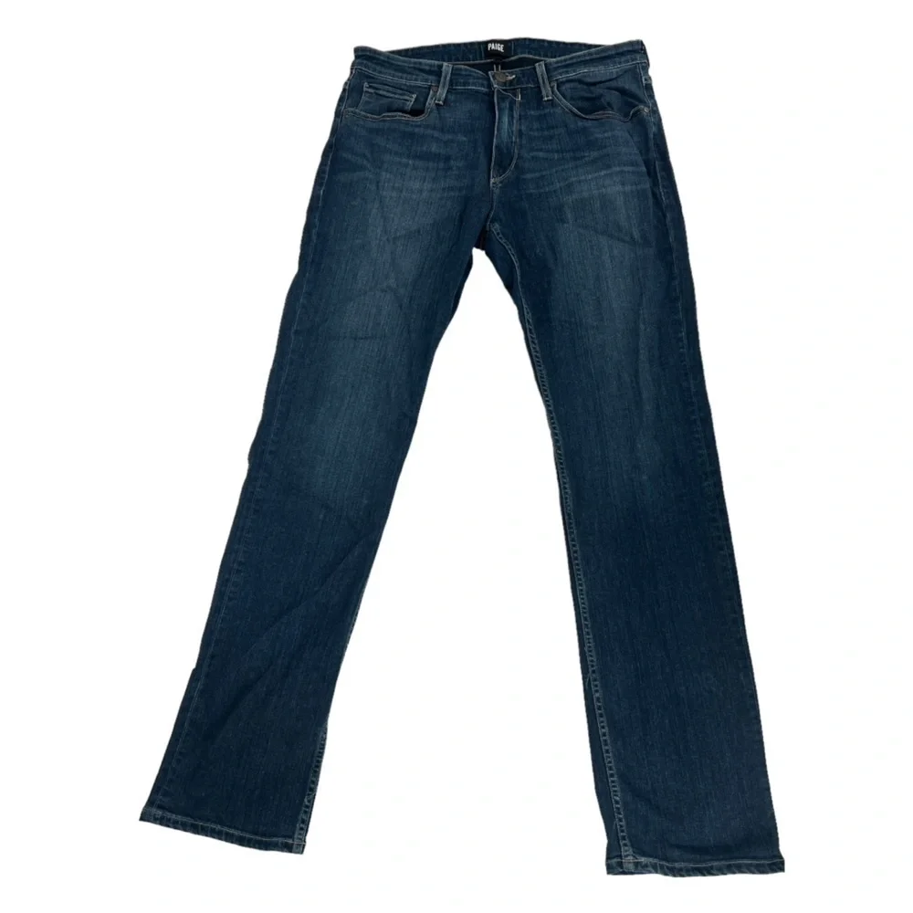 PAIGE Normandie Straight Leg Jeans Size 34 Men’s